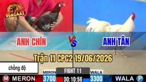 Trận 11 CPC2 Ngày 19/06/2026 tại Vua Gà AZ