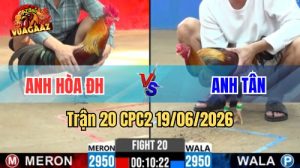 Trận 20 CPC2 Ngày 19/06/2026 tại Vua Gà AZ
