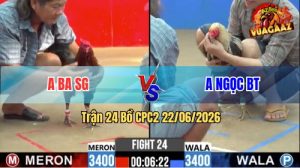 Trận 24 CPC2 22/06/2026 – Gà Điều Anh Ba Sài Gòn Đá Đâm Như Đời Tới