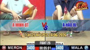 Trận 25 CPC2 24/06/2026 – Gà Điều Anh Minh Đá Canh Chặn Khôn Như Người