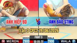 Trận 3 CPC2 Ngày 19/06/2026 tại Vua Gà AZ