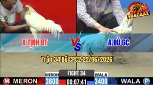 Trận 34 CPC2 22/06/2026 – Gà Úa Anh Tịnh Bến Tre Có Chân Xạo Lờ
