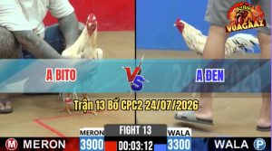 Trận 13 CPC2 24/07/2026 – Anh Đen Chơi Ngông Chấp Anh Bito Tới 6 Chấm