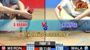 Trận 19 CPC2 24/07/2026 – Gà Úa Siết 1 Hơi Gà Điều Sụm Tì Hết Cứu