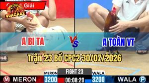 Trận 23 CPC2 Ngày 30/7/2026 Tại Vua Gà AZ