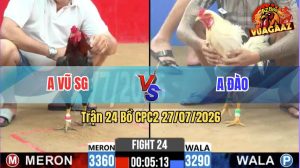 Trận 24 CPC2 27/07/2026 – Anh Vũ Phóng Bạc, Buông Ra Bị Anh Đào Thịt