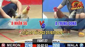Trận 27 CPC2 27/07/2026 – Anh Nhân SG Đối Đầu Với Anh Trung Dona