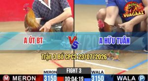 Trận 3 CPC2 23/07/2026 – Gà Xám Anh Út Canh Chặn Quá Khôn Khéo