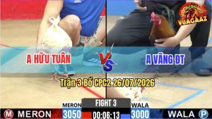 Trận 3 CPC2 26/07/2026 – Gà Bướm Anh Hữu Tuân Đâm Như Sát Thủ