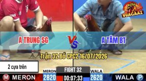 Trận 32 CPC2 16/07/2026 – Anh Tâm Chấp Ngông Bị Anh Trung Hạ Gọn
