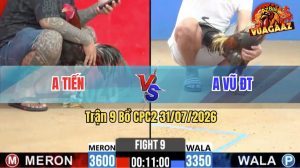 Trận 9 CPC2 31/07/2026 – Anh Tiến Hạ Anh Vũ Trong Vòng 1 Tay Nước