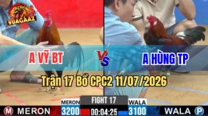 Video Trận 17 CPC2 Ngày 11/7/2026 Tại Vua Gà AZ