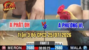 xem lại trận 3 CPC2 ngày 25/7/2026 tại Vua Gà AZ
