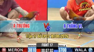 Trận 17 CPC2 18/08/2026 – Anh Thắng VL Hạ Anh Trường Dễ Dàng