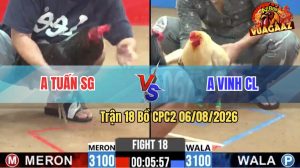 Trận 18 CPC2 06/08/2026 – Gà Ô Anh Tuấn Bươi Chà Như Cái Máy