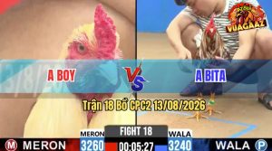 Trận 18 CPC2 13/08/2026 – Anh Bita Đá Anh Boy Không Có Đường Ra