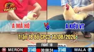 Trận 18 CPC2 Ngày 14/8/2026 Trên Vua Gà AZ