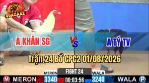 Trận 24 CPC2 Ngày 1/8/2026 Tại Vua Gà AZ