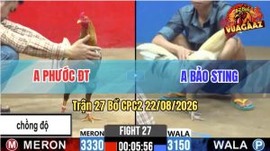 Trận 27 CPC2 22/08/2026 – Anh Phước ĐT Hạ Anh Bảo Sting Dễ Dàng