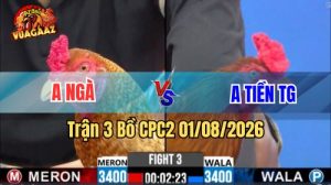 Trận 3 CPC2 Ngày 1/8/2026 Tại Vua Gà AZ