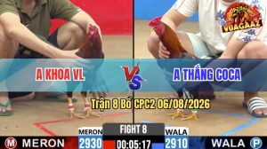 Trận 8 CPC2 06/08/2026 – Anh Thắng Lụm Anh Khoa Trong 1 Tay Nước
