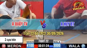Trận 22 CPC2 30/09/2026 – Anh Quậy Chấp Anh Huy Đá 2 Cây Cựa Trên