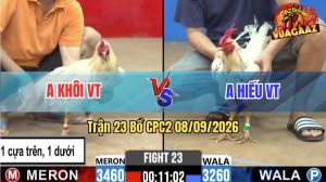 Trận 23 CPC2 08/09/2026 – Anh Khôi VT Hạ Đẹp Anh Hiếu VT