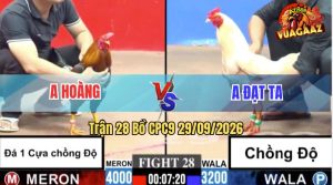 Trận 28 CPC9 29/09/2026 – Anh Đạt TA Chấp Anh Hoàng Tận 8 Chấm