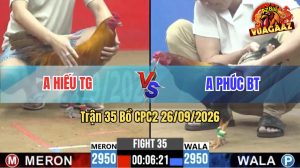 Trận 35 CPC2 26/09/2026 – Anh Hiếu TG Hạ Gọn Anh Phúc BT
