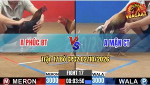Trận 17 CPC2 02/10/2026 – Anh Mận Tung Hàng Hiệu Vào Đâm Quá Đâm