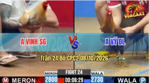 Trận 24 CPC2 08/10/2026 – Anh Vỹ ĐL Làm Thịt Anh Vinh SG