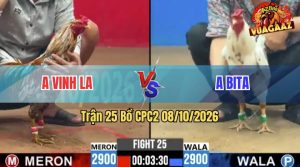 Trận 25 CPC2 08/10/2026 – Anh Bita Đánh Bại Anh Vinh Long An