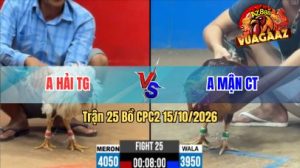 Trận 25 CPC2 Ngày 15/10/2026 Trên Vua Gà AZ