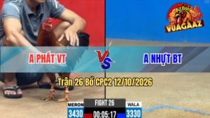 Trận 26 CPC2 Ngày 12/10/2026 trên Vua Gà AZ