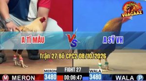 Trận 27 CPC2 08/10/2026 – Gà Anh Sỹ Canh Chặn Quá Khôn Khéo