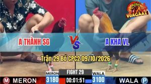 Trận 29 CPC2 09/10/2026 – Anh Thành Sài Gòn Gặp Anh Kha Vĩnh Long