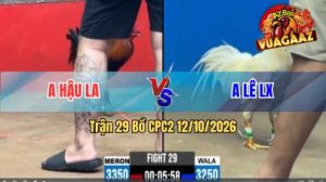 Trận 29 CPC2 Ngày 12/10/2026 trên Vua Gà AZ