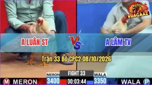 Trận 33 CPC2 08/10/2026 – Anh Lâm TV Đối Đầu Với Anh Luân ST