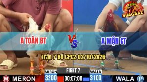 Trận 7 CPC2 02/10/2026 – Anh Mận CT Làm Thịt Anh Toàn BT